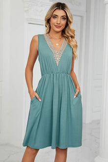  Women's Summer Casual U Neck Sundresses Dress, Minx Boutique-Southbury, [product tags]
