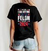 I'm Voting for the Felon Trump 2024 Softstyle Tee, Minx Boutique-Southbury, [product tags]