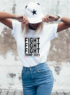 Fight Fight Fight Trump 2024 Graphic Tee, Minx Boutique-Southbury, [product tags]