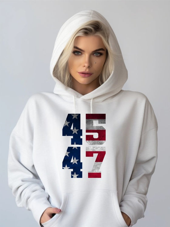 45 47 Trump America Graphic Hoodie, Minx Boutique-Southbury, [product tags]