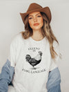 Fluent in Fowl Language Short Sleeve Graphic Tee, Minx Boutique-Southbury, [product tags]