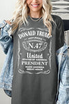 Donald Trump USA President Heavy Cotton Tee