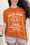 Donald Trump USA President Heavy Cotton Tee