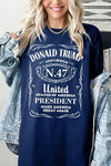 Donald Trump USA President Heavy Cotton Tee