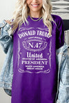 Donald Trump USA President Heavy Cotton Tee