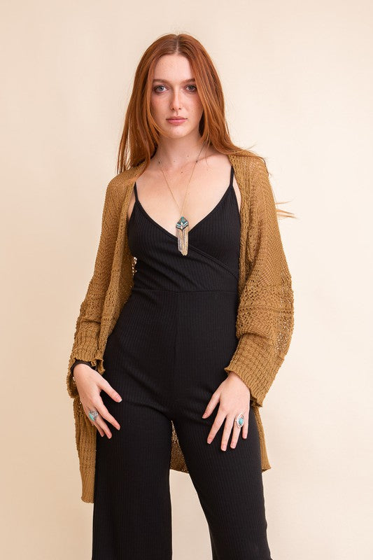 Knit Netted Cardigan - [product_category], Minx Boutique-Southbury