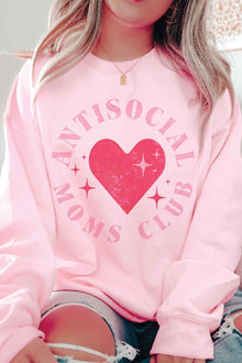  ANTISOCIAL MOMS CLUB Graphic Sweatshirt, Minx Boutique-Southbury, [product tags]