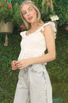 SL ruffled top with flare - [product_category], Minx Boutique-Southbury