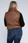 Plus Puff Vest - Online Only - [product_category], Minx Boutique-Southbury