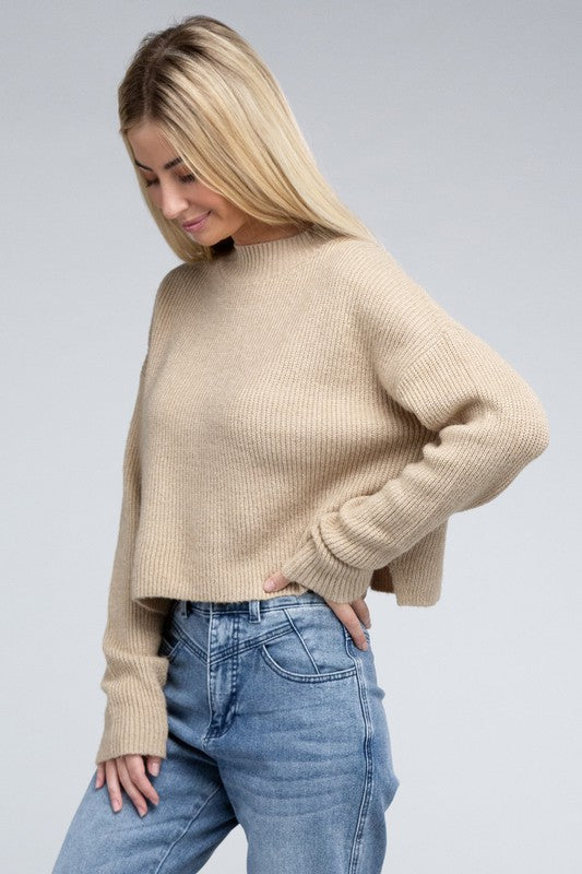 Mock Neck Pullover - [product_category], Minx Boutique-Southbury