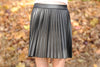 Tractr Girl Pleated Pleather Tennis Skirt - [product_category], Minx Boutique-Southbury
