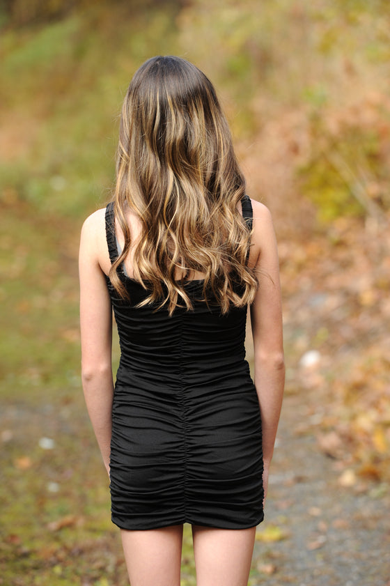 Black Scarlett Mini Dress Tween KatieJNYC - [product_category], Minx Boutique-Southbury