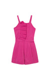 Girls Fuchsia Pleated Romper - [product_category], Minx Boutique-Southbury