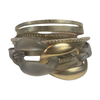 Grey and Gold Magnetic Multi Strand Bracelet