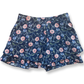 Girls Ruffle Floral Navy Shorts short