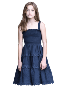  KatieJ NYC Tween Elle Dress in Navy - [product_category], Minx Boutique-Southbury