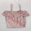 Girls Floral Off Shoulder Crop Top - [product_category], Minx Boutique-Southbury
