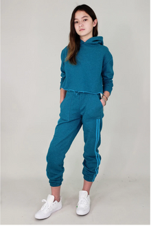  Tractr Girl Blue Knit Jogger Sweatpants - [product_category], Minx Boutique-Southbury