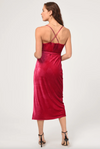 Zana Pink Velvet Cowl Neck Slip Dress by Adelyn Rae - [product_category], Minx Boutique-Southbury