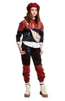  Tractr Girl Fiery Tie Dye Jogger - [product_category], Minx Boutique-Southbury