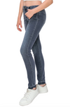 Tractr Girl Basic Grey Mid-Rise  Skinny with Raw Hem - [product_category], Minx Boutique-Southbury