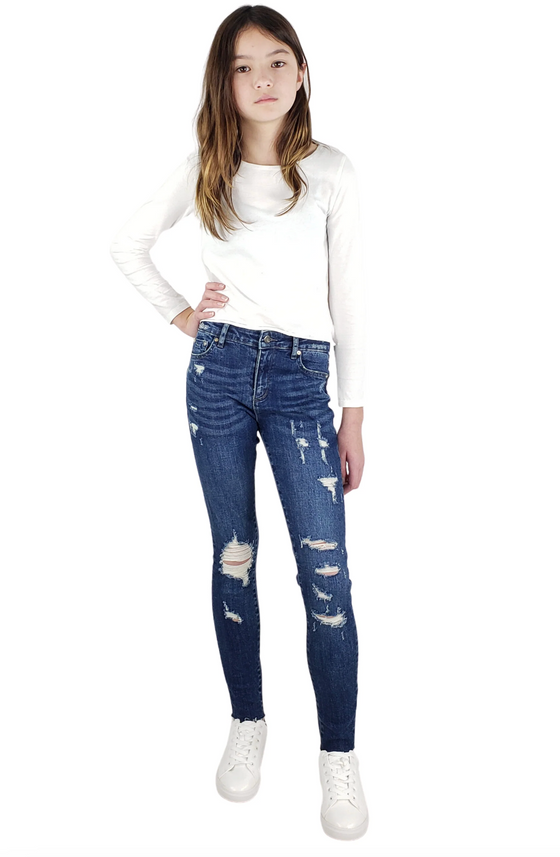 Tractr Girl High Rise Skinny Jean - [product_category], Minx Boutique-Southbury