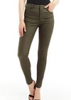 Tractr's Nina High Waist Skinny in Olive, Minx Boutique-Southbury, [product tags]