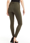 Tractr's Nina High Waist Skinny in Olive, Minx Boutique-Southbury, [product tags]