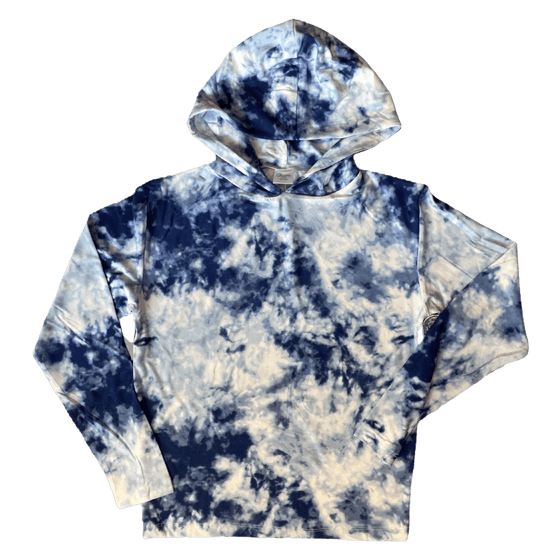 Girls Navy Tie Dye Hoodie - [product_category], Minx Boutique-Southbury