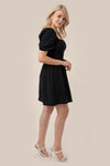 Puff sleeved smocked dress - [product_category], Minx Boutique-Southbury