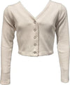 Vintage Havana Girls Ribbed Snap Button Cardi - [product_category], Minx Boutique-Southbury