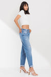Sneak Peek Distressed Loose Boyfriend Jeans - [product_category], Minx Boutique-Southbury