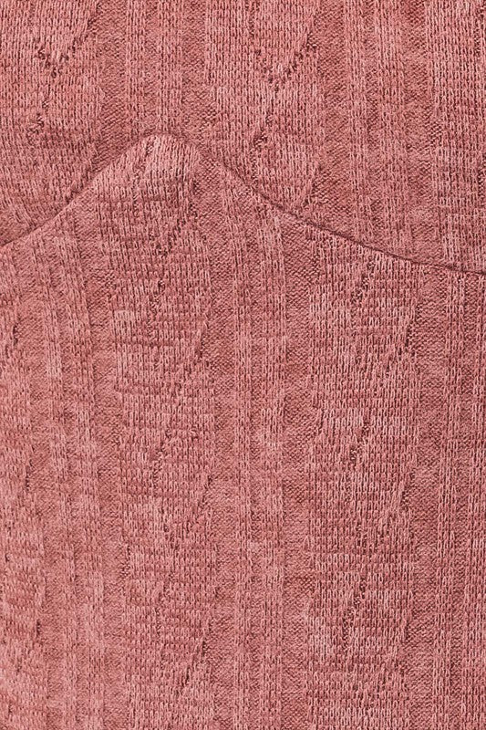 Mulberry Knit Mini Dress Dress