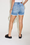 Judy Blue Full Size Ripped Button Fly Denim Shorts - [product_category], Minx Boutique-Southbury