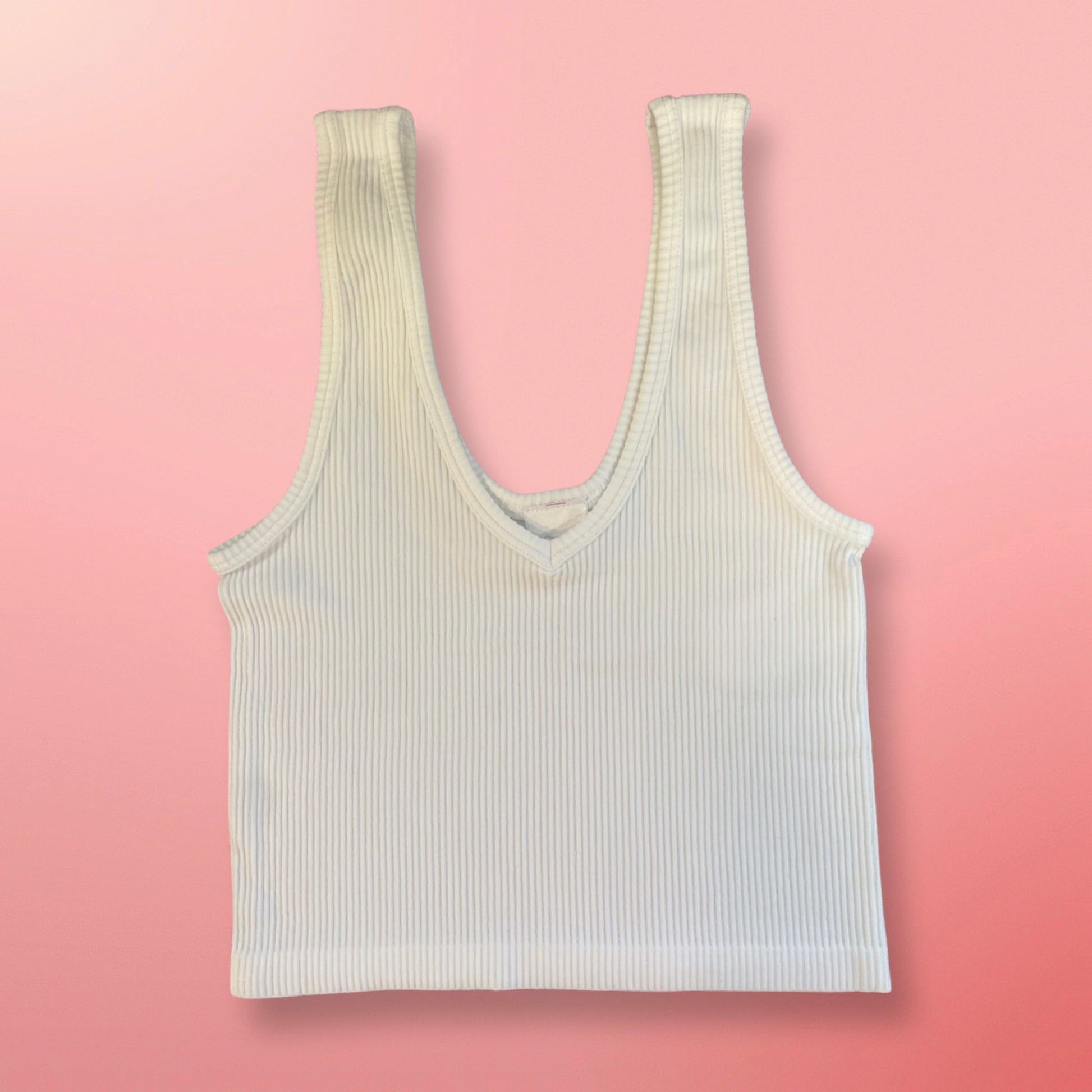 Girls White Cropped Brami White