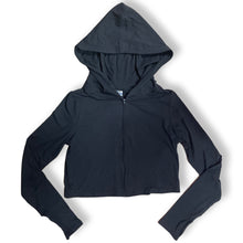  Juniors Black Soft Cropped Hoodie - [product_category], Minx Boutique-Southbury