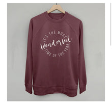  Holiday Burgundy Crew Neck - [product_category], Minx Boutique-Southbury