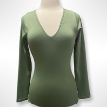  Long Sleeve V Neck Seamless Shirt - [product_category], Minx Boutique-Southbury