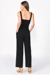 Black Tank Jumpsuit with Cutout Sides - [product_category], Minx Boutique-Southbury