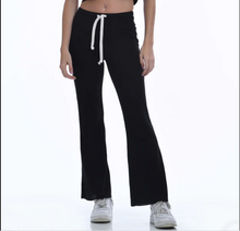  Juniors Black Flare Raw Edge Sweatpants - [product_category], Minx Boutique-Southbury