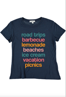  Girls Navy Trip List Tee - [product_category], Minx Boutique-Southbury