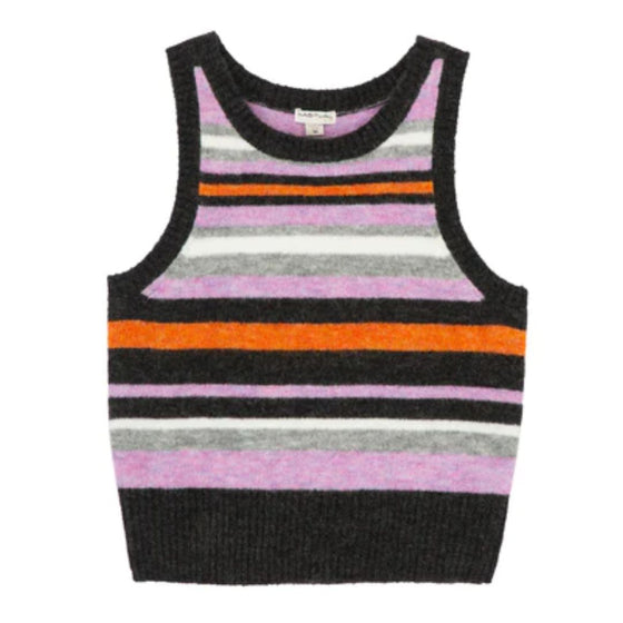 Habitual Girl Pull Over Striped Vest - [product_category], Minx Boutique-Southbury