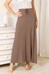 Double Take Full Size Soft Rayon Drawstring Waist Maxi Skirt Rayon - [product_category], Minx Boutique-Southbury
