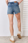 Judy Blue Full Size Tummy Control Fray Hem Shorts - [product_category], Minx Boutique-Southbury