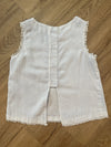 Girls Frayed Button Back Tank - [product_category], Minx Boutique-Southbury
