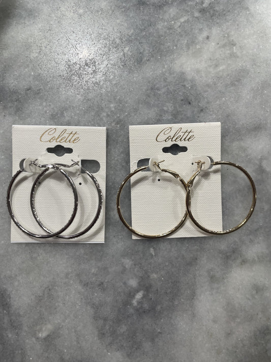 Infinity Diamond Hoop-Small