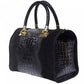 Italian Leather Boston Style Purse Purse